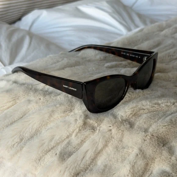 Saint Laurent Tortoise Shell Sunglasses